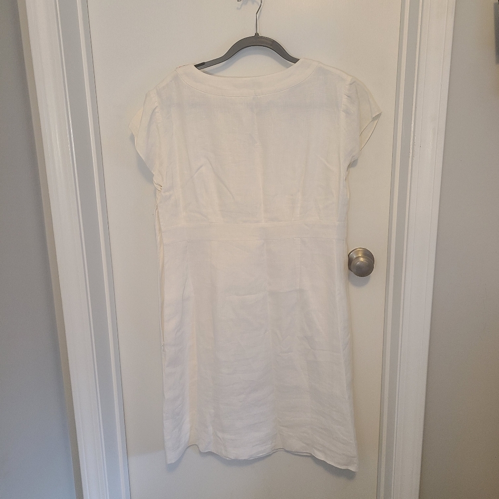 Boden White Dress with Red Accents - Picture 8 of 15